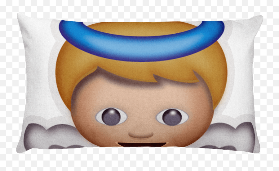 Emoji Bed Pillow Emoticones De Whatsapp Angelito Full,Emoji Pollows