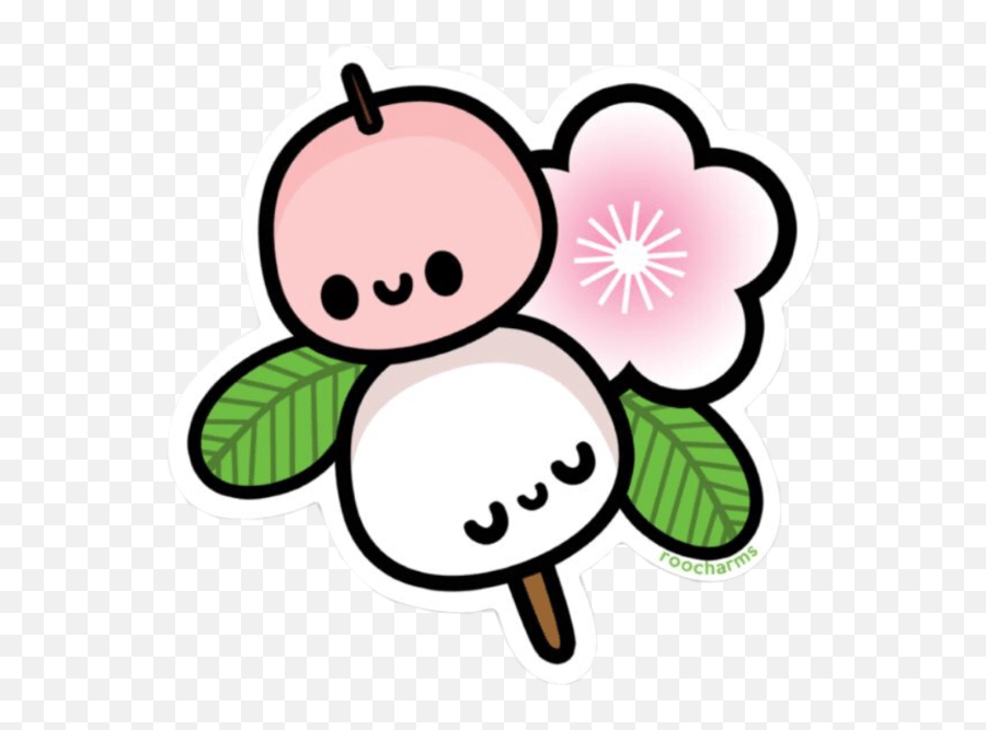Mochi Stick Blossom Flower Sticker By Cute Mochi Aesthetic Stickers