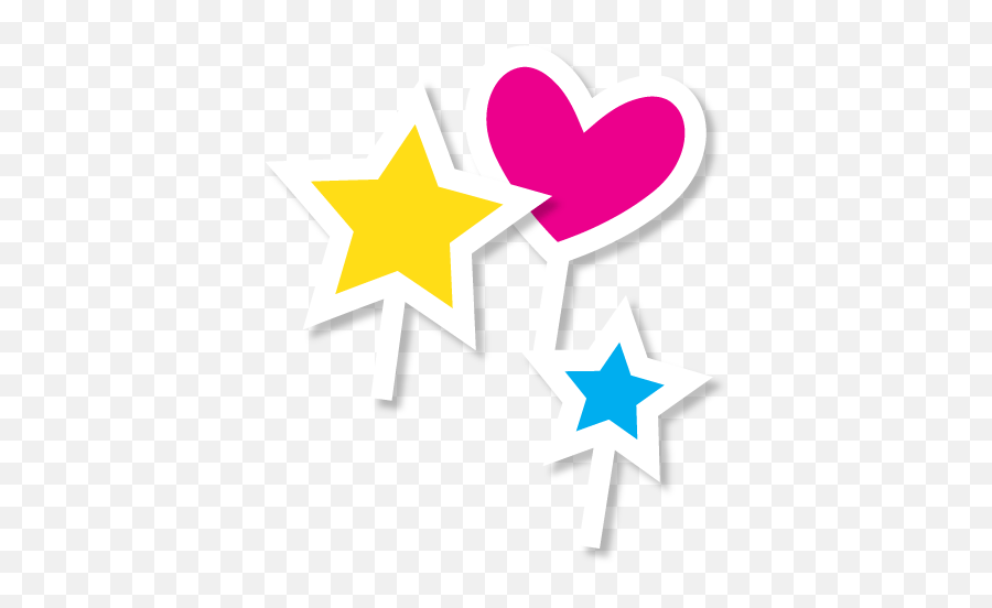 Graphics Celebration Signs Of Palatine Girly Emoji,Heart With Stars