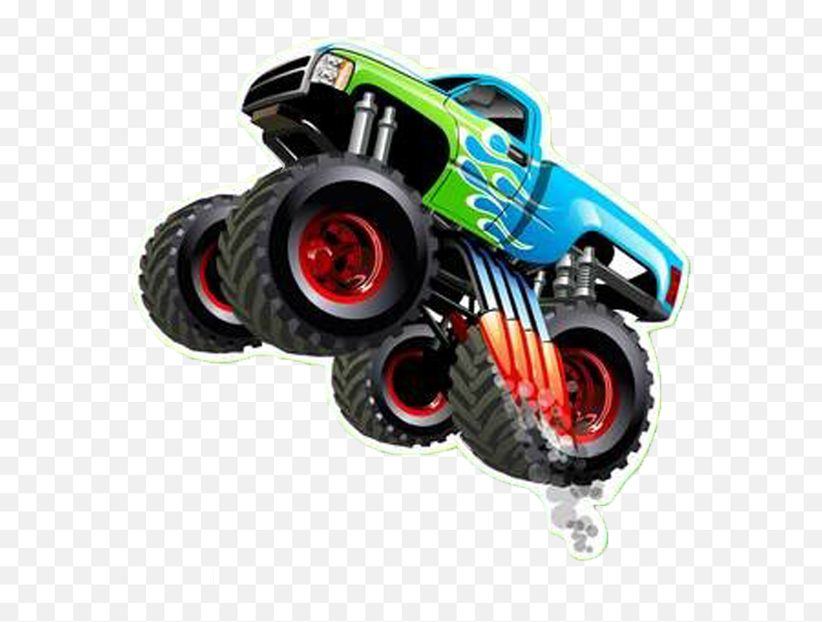 Plane Trains Cars Trucks Transparent Background Monster Truck Clipart