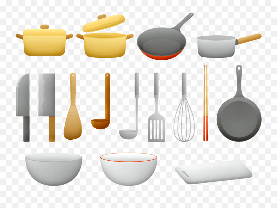 Viking River Crew Wait Patiently At Home Utensils For Cooking Emoji