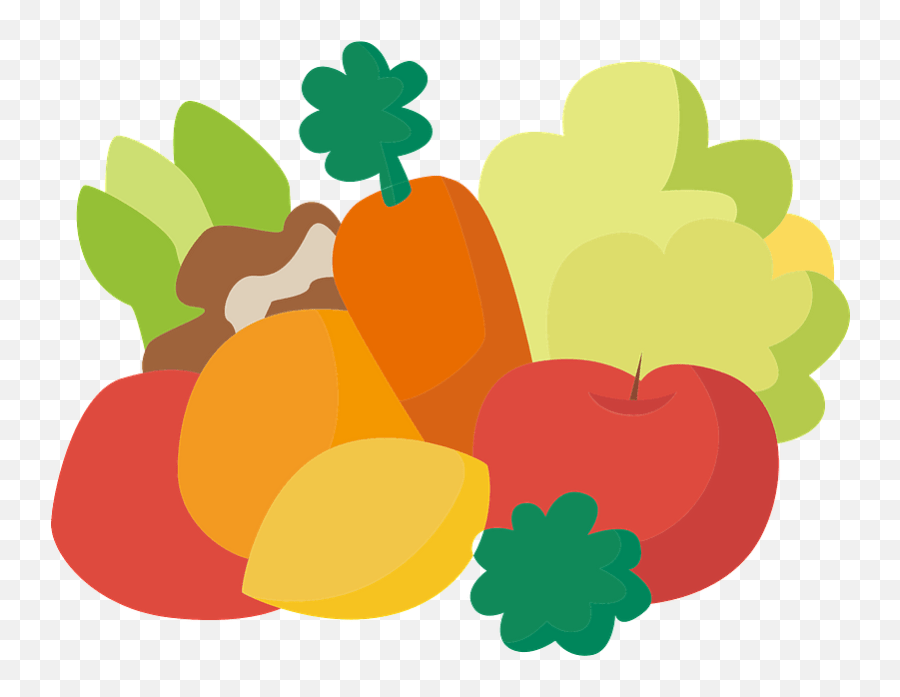 Fruits And Vegetables Clipart Free Download Transparent Emoji,Emoji