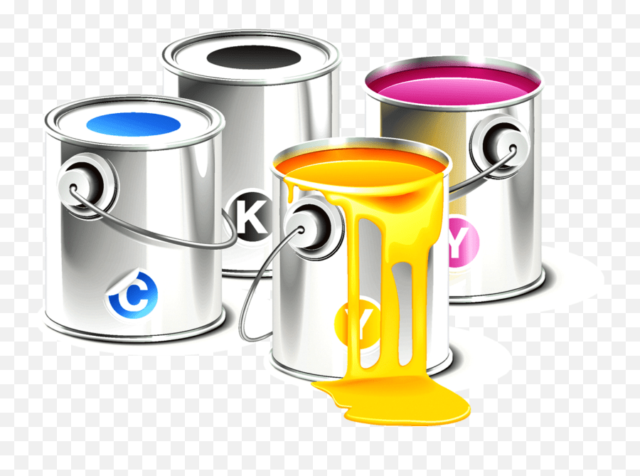 Mq Paint Splash Bucket Buckets Sticker Aluminum Can Emoji,Paint