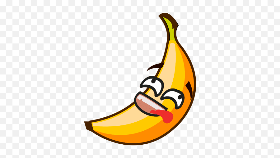 Banana Animated Cute Stickers By Yuri Andryushin Ripe Banana Emoji