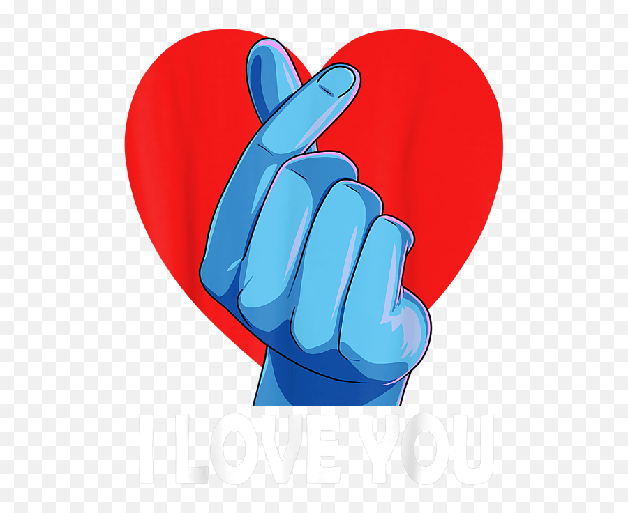 Korean Finger Heart Symbol I Love You Saranghae Gift Puzzle Emoji,Heart