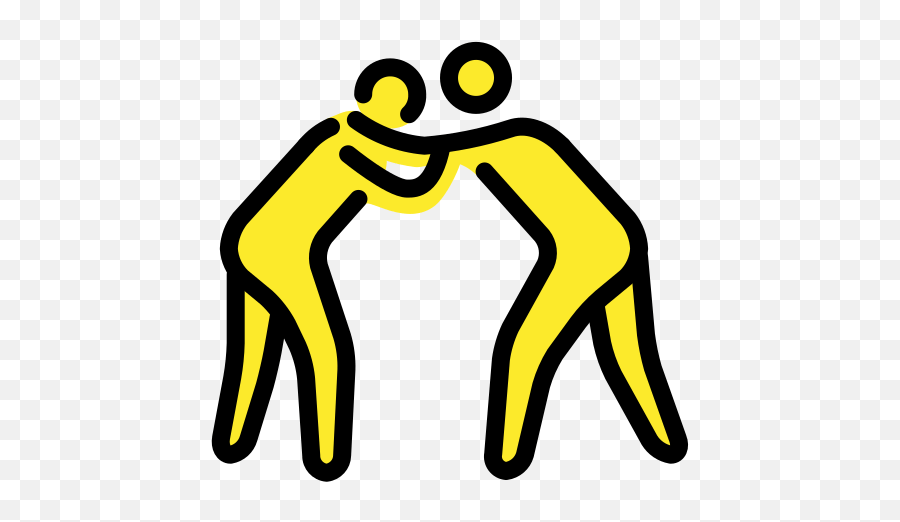 People Wrestling Emoji Emoji De Luta,Wrestling Emojis Free Emoji
