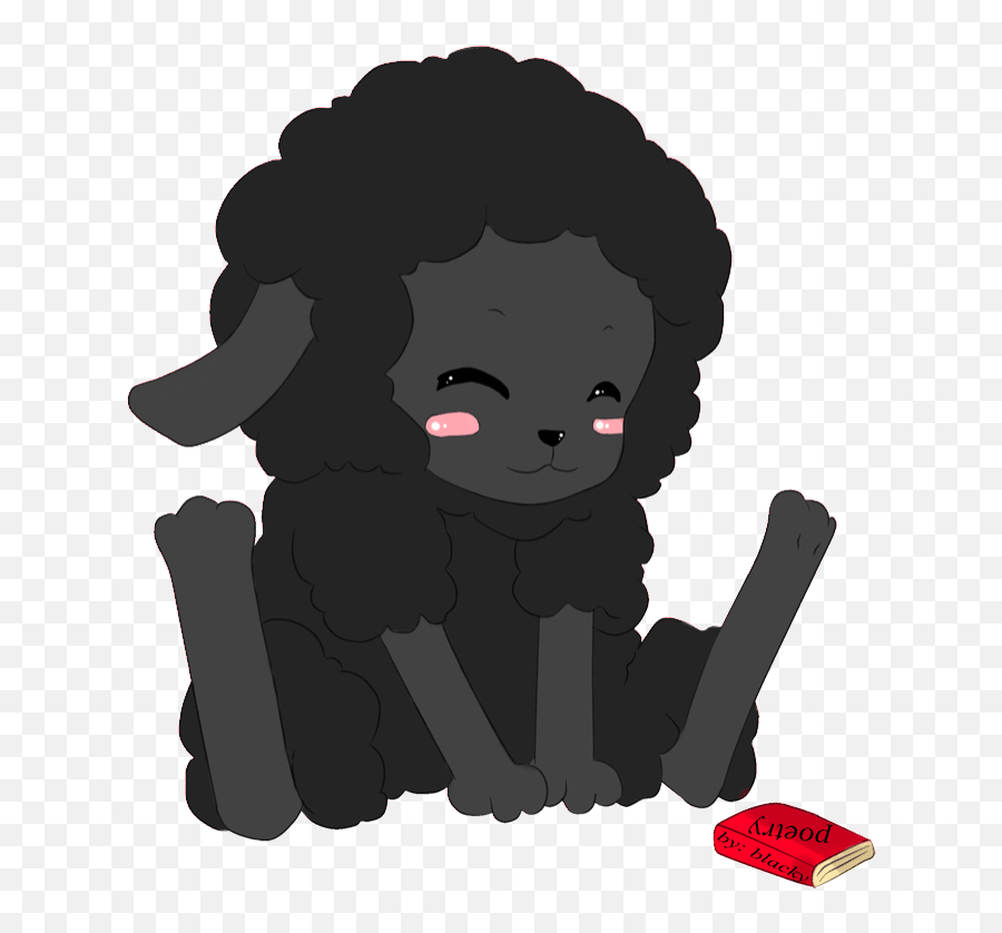 Black Sheep Stickers For Android Ios Transparent Black Sheep Cartoon