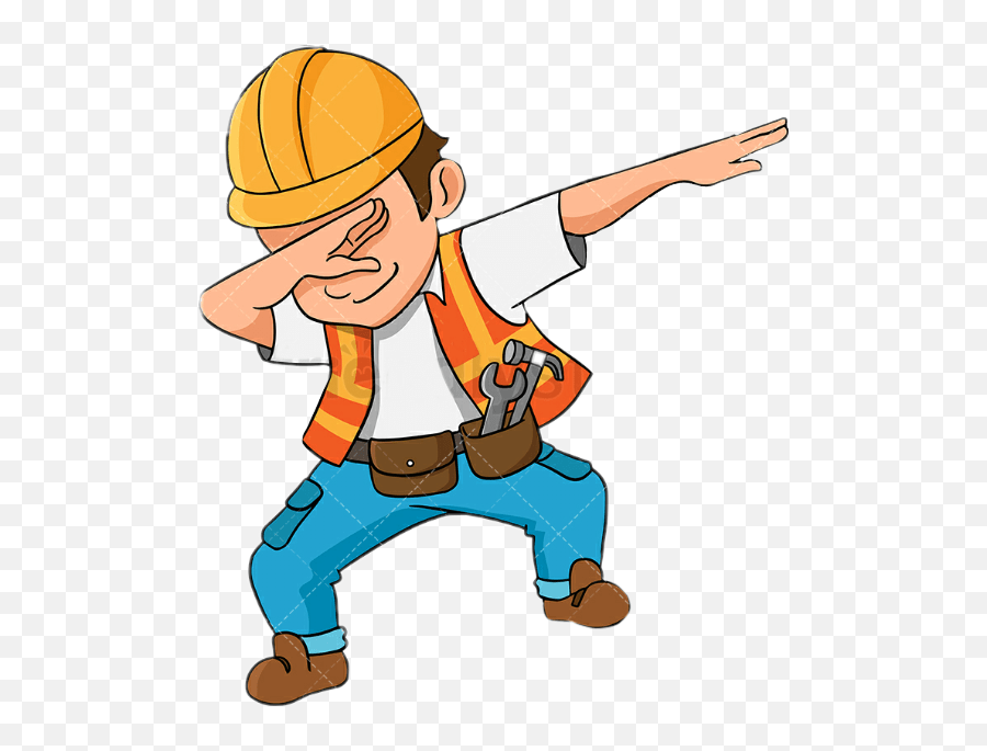 Hn97 Sticker By Cartoon Civil Engineering Logo Emoji,Construction Hat