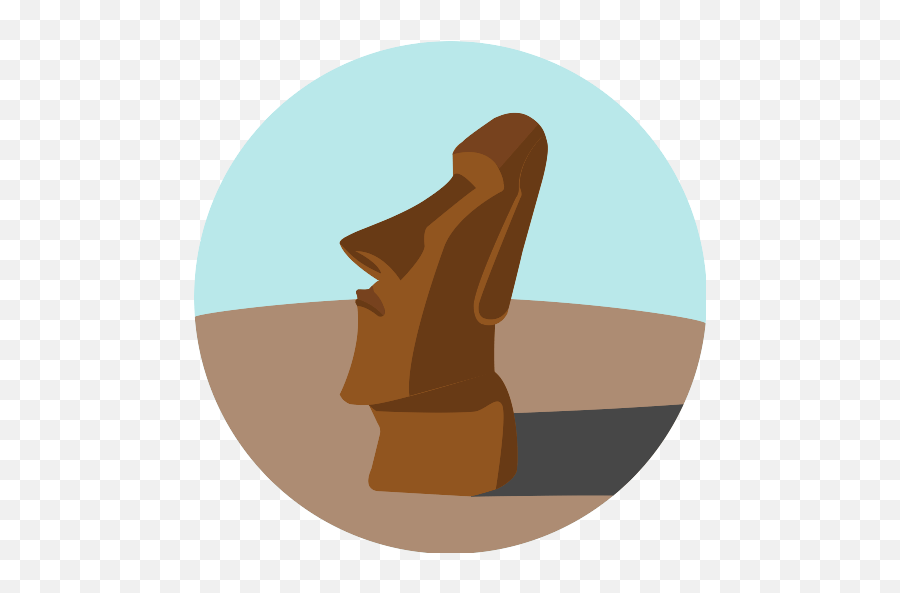 Moai Statues Pascua Island Svg Vectors And Icons Png Repo Emoji,Maoi
