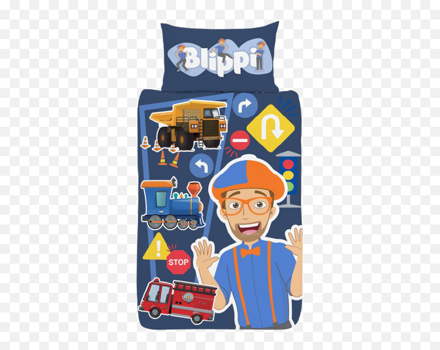 Blippi Single Bed Panel Quilt Cover Set Emoji,Emoji Doona Cover Free