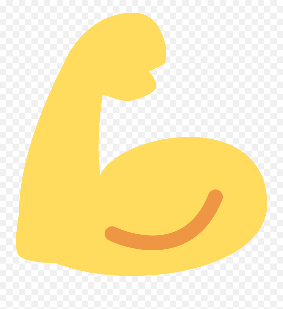 Emojis Biceps Flexionado Clipart Muscle Emoji Flipped,Bodybuilder