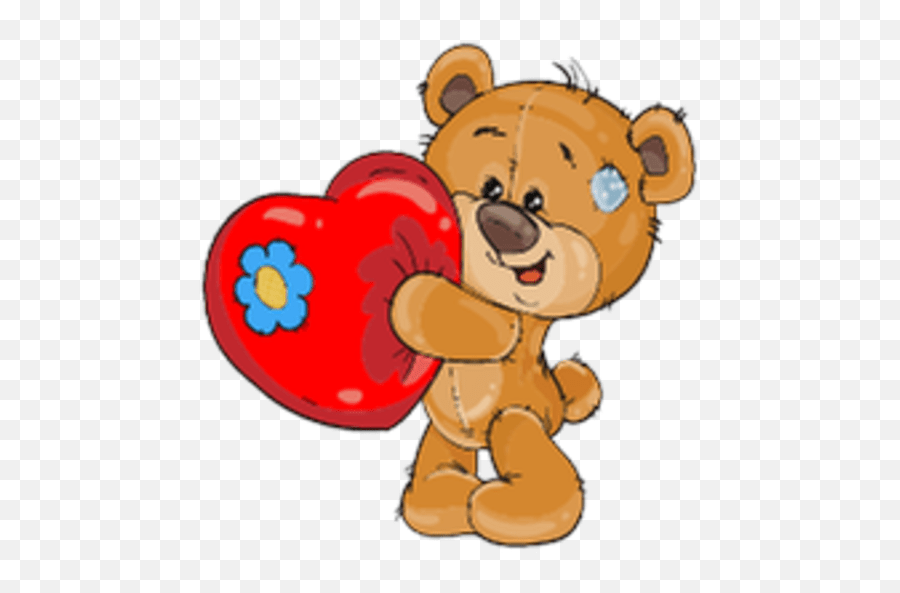 Teddy Bear Hugs Bear Holding Heart Emoji,Teddy Bear Hug Emoticon On