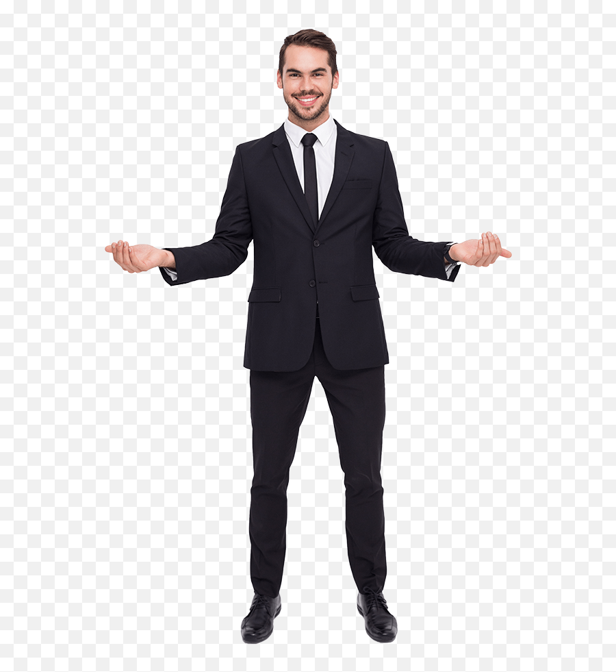 Formal Business Man Standing Png Clipart Png Mart Emoji,Man Standing