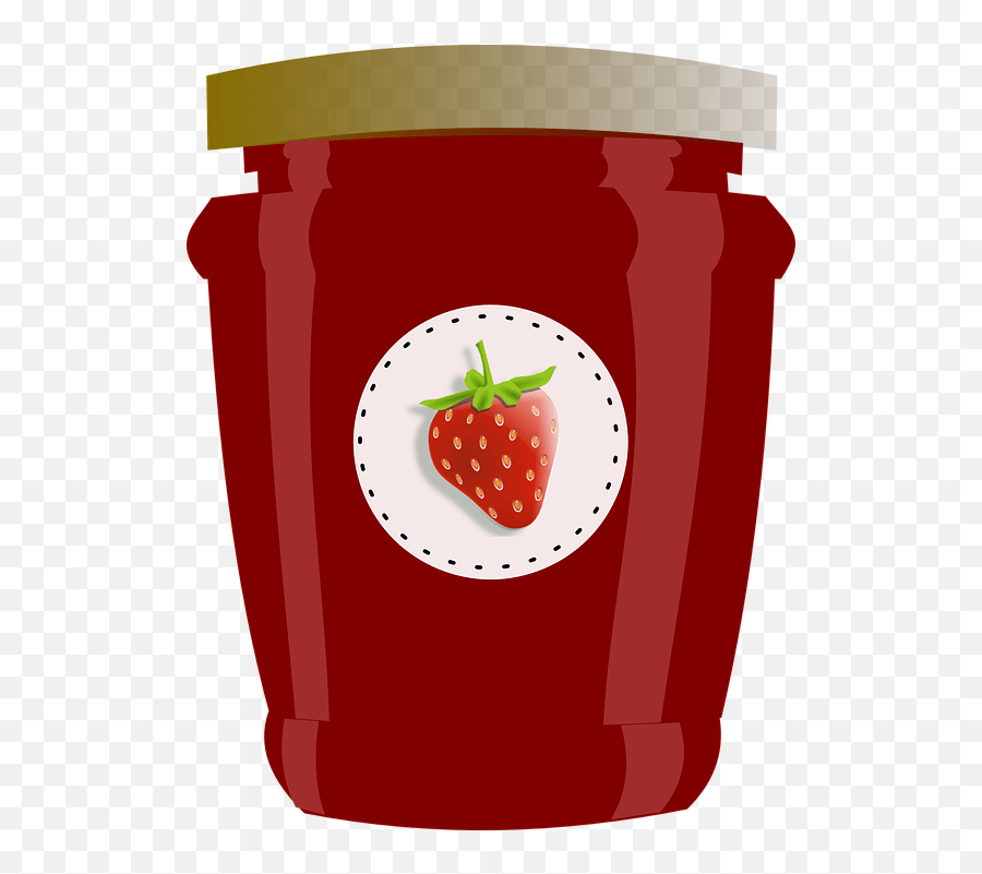 Jelly Jar Strawberry Jam Cartoon Png Emoji,Peanut Butter And Jelly