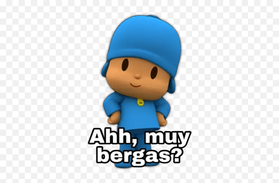 Pocoyo Stickers Para Whatsapp De Pocoyo Emoji,Emoji Muy Triste Free