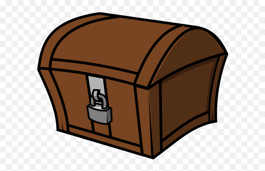 Pirate Clip Art Box With Lock Clipart Emoji,Treasure Chest Emoji