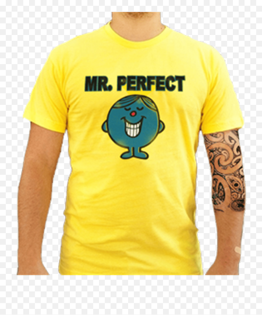 Mr Perfect Yellow Mr Perfect T Shirt Mr Men Emoji,How To Make A Small