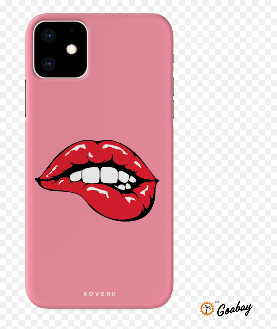 Modern Cover Case Lips For Your Iphone 11 Goabay Emoji,Transparent