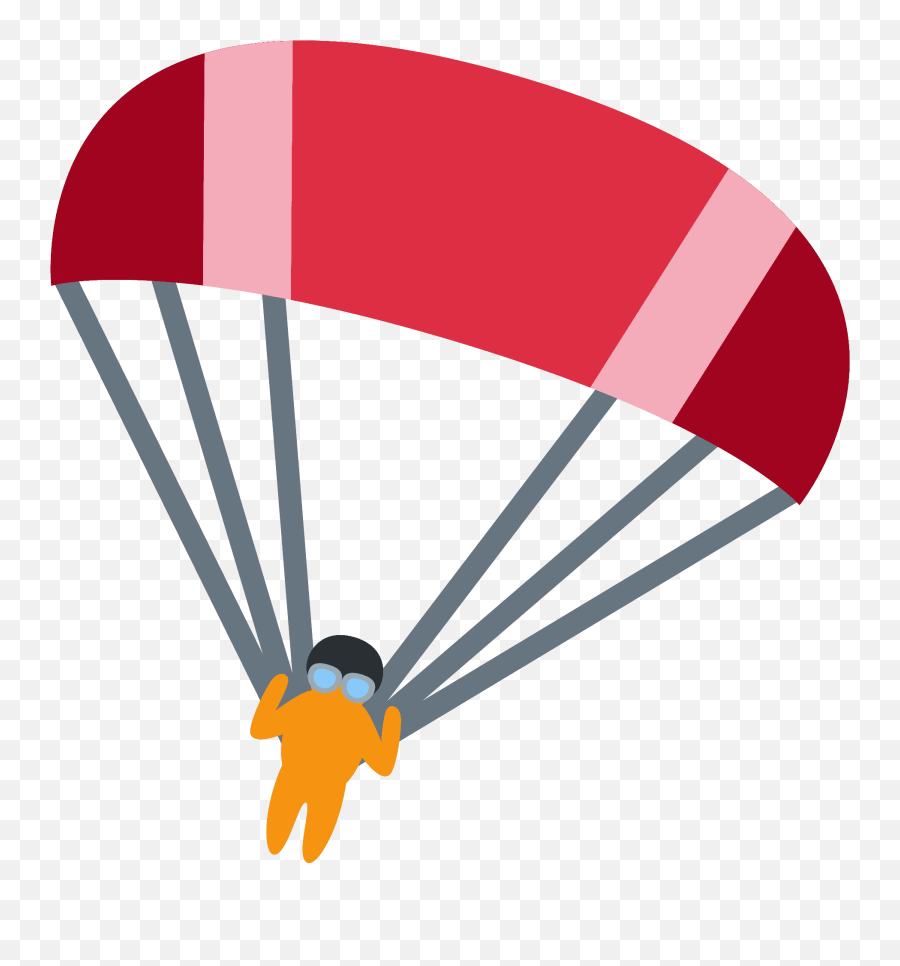 Parachute Emoji Parachuting Emoji,Hands In The Air Emoji Free Emoji