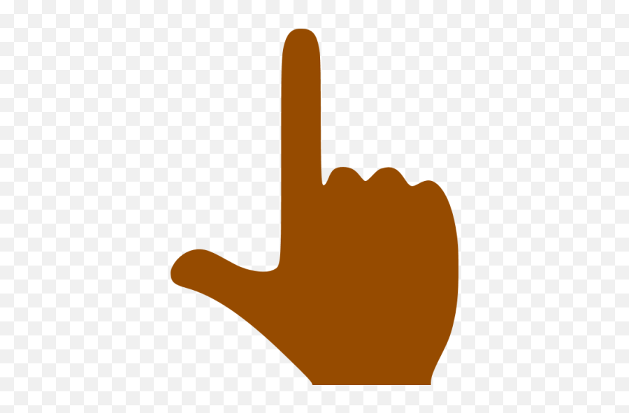 Brown Finger And Thumb Icon Free Brown Hand Icons Emoji,Finger V Sign