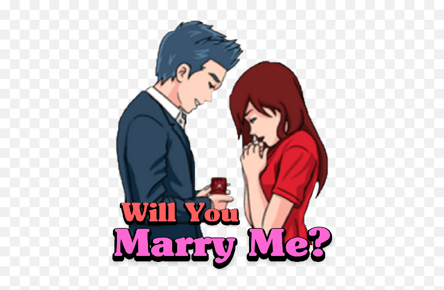 Couple Love Conversation Emoji,Marry Me Emoji Free Emoji PNG Images