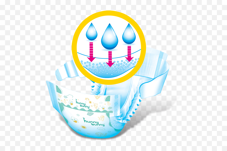 Hunny Bunny Baby Diapers Large Illustration Emoji,Diaper Emoticon