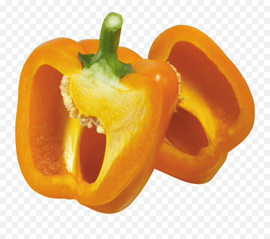 Transparent Yellow Bell Pepper Orange Peppers Transparent Background
