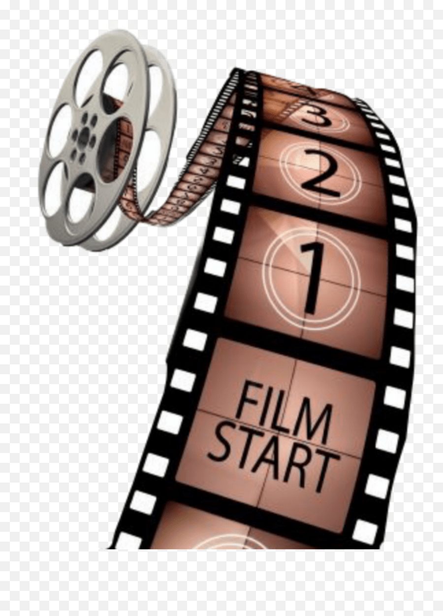 Filmroll Sticker Posters With A Film Reel Emoji,Film Roll Emoji Free Emoji PNG Images