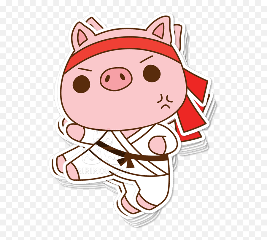 Pork Chop Sticker Png Download Cartoon Clipart Full Emoji,Bbq Rib
