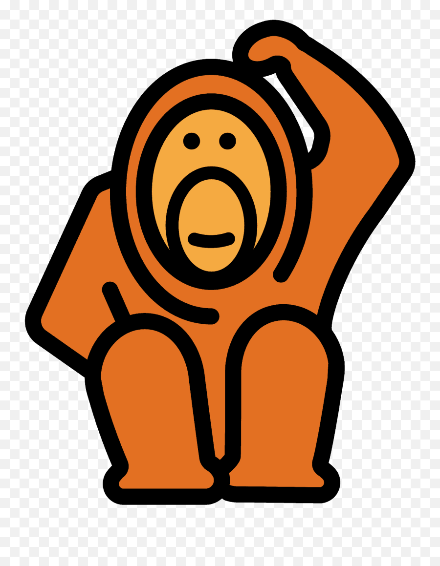 Orangutan Emoji Clipart Emoji,Hert Emoji Free Emoji PNG Images