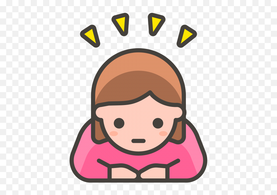 Woman Bowing Emoji Man Bowing Emoji Png,Bow Emoji Free Emoji PNG