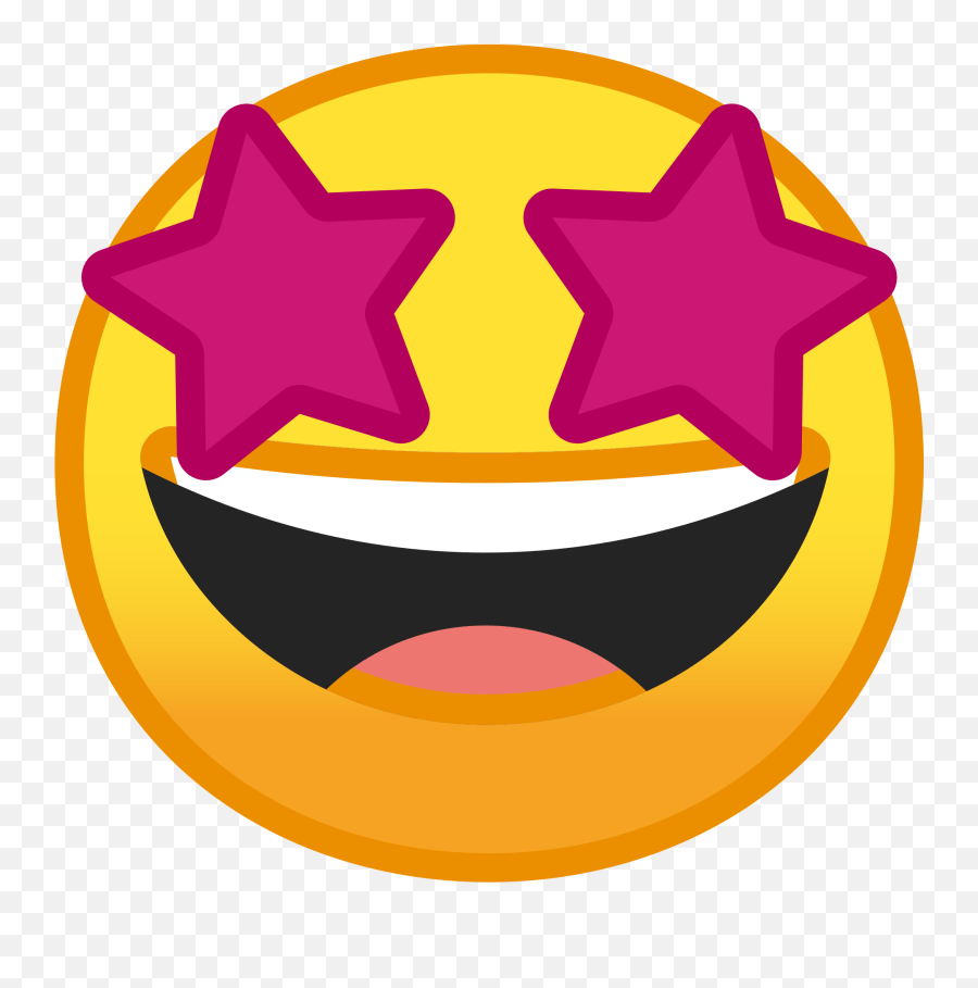 Android O Beta Emojis Transparent Png Emoji Star Eyes Gif,O? Emoticon