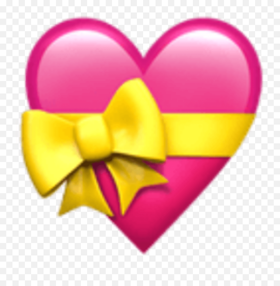 Pink Whatsapp Emoji Heart,Bow Emoji Free Emoji PNG Images