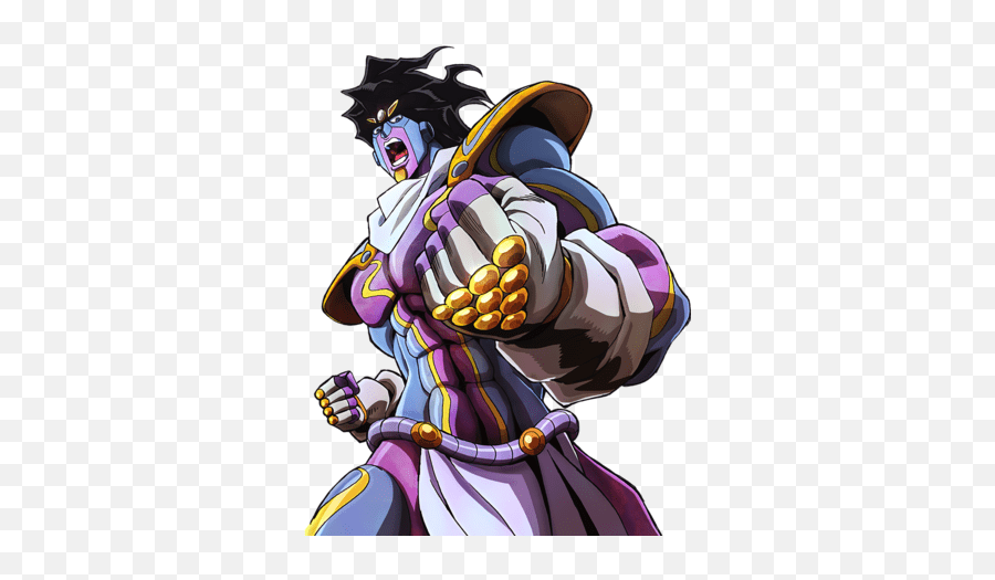 Jotaro Kujo Star Platinum Jojo Png Emoji,Star Platinum Emotion Free
