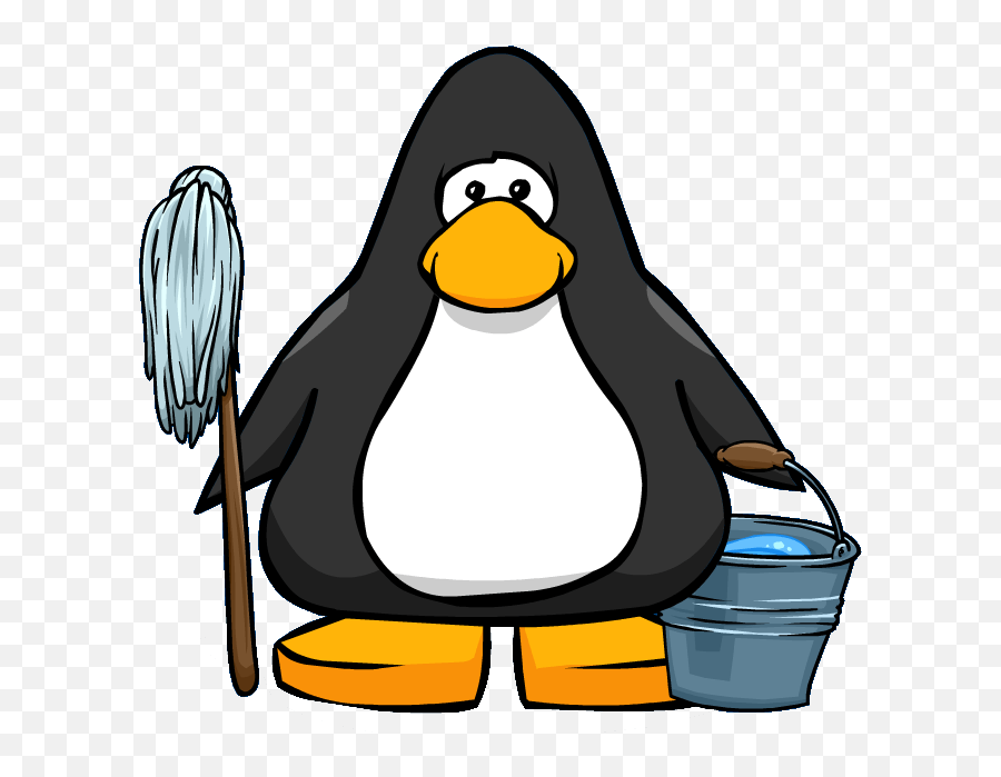 Mop And Bucket Blue Cp Emoji,Penguin Emoji Discord Free Emoji PNG