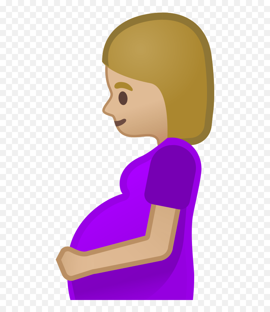 Pregnant Woman Medium Light Skin Tone Icon Noto Emoji,Likght Emoji