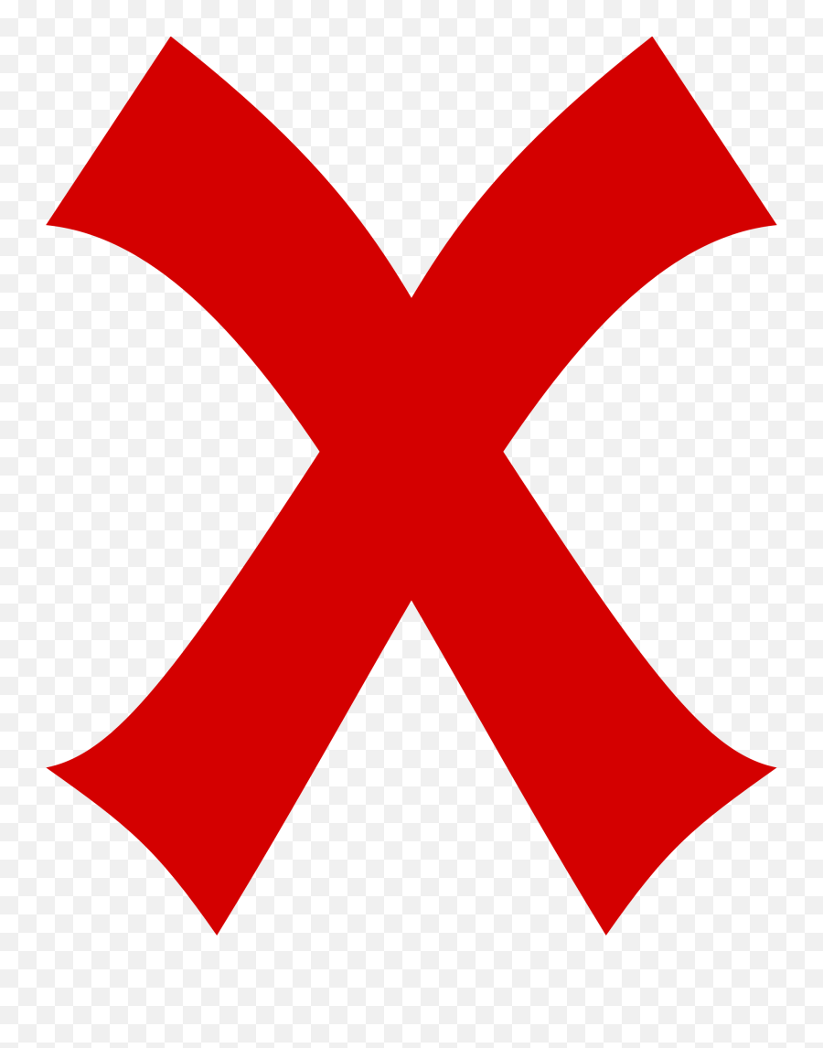 Red Kiss Mark Clipart Best Red Treasure Map Cross Emoji,X Mark Emoji