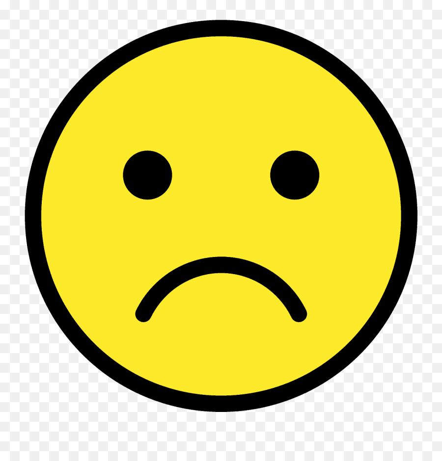 Frowning Face Emoji Clipart Emoji,Frowny Face Emoticons Free Emoji