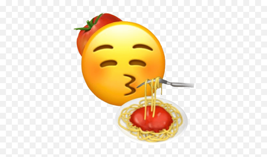 Spaghetti Sticker Peace Sign Kissy Face Emoji,Spaghetti Emoji Free Emoji PNG Images