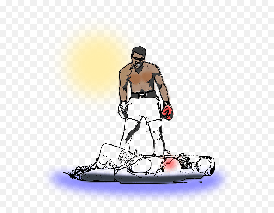 Boxer Man Knockout Ko Boxing Winner Looser Boxing Emoji,Emoji Get