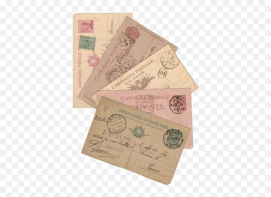 Postcard Aesthetic Cards Letter Sticker By Grace Emoji,Postcard Emoji