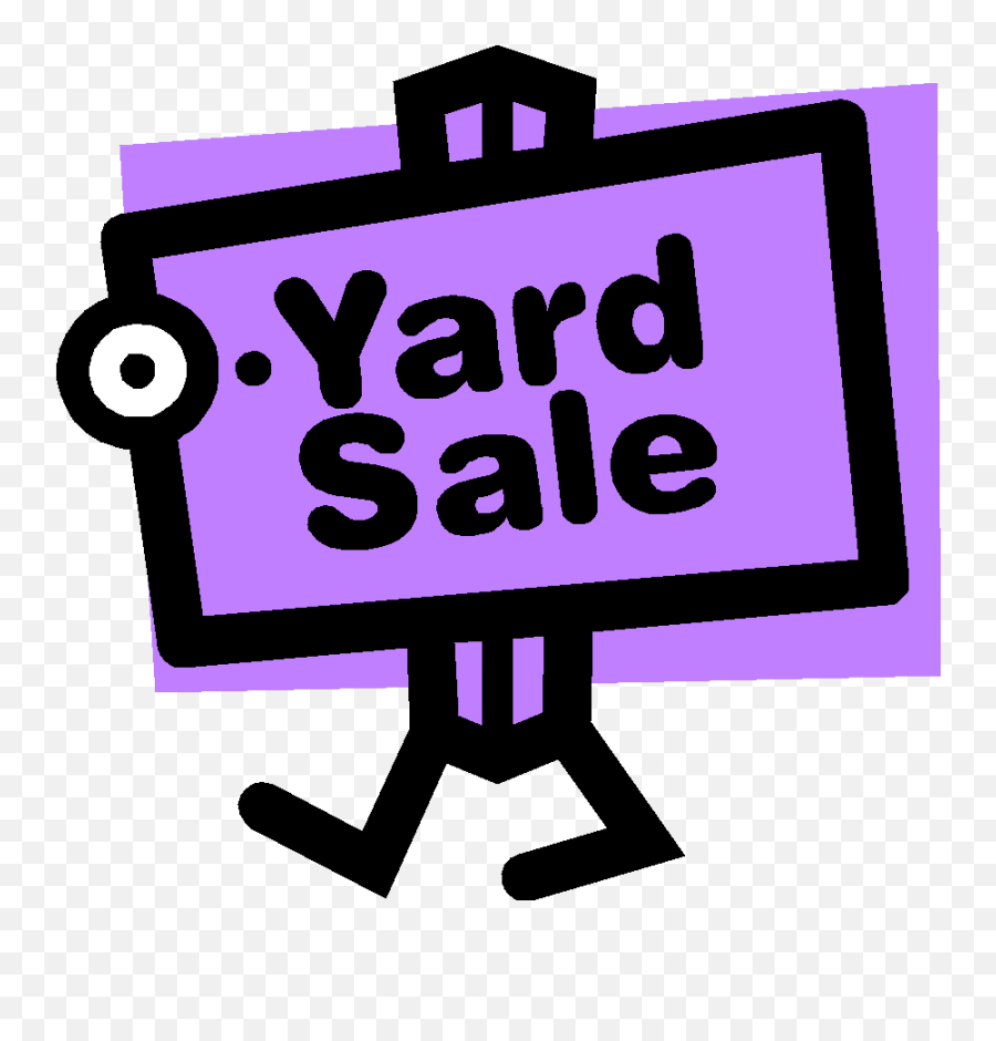 Yard Sale Sign Free Yard Sale Sign Clipart Emoji,Garage Sale Emoticon