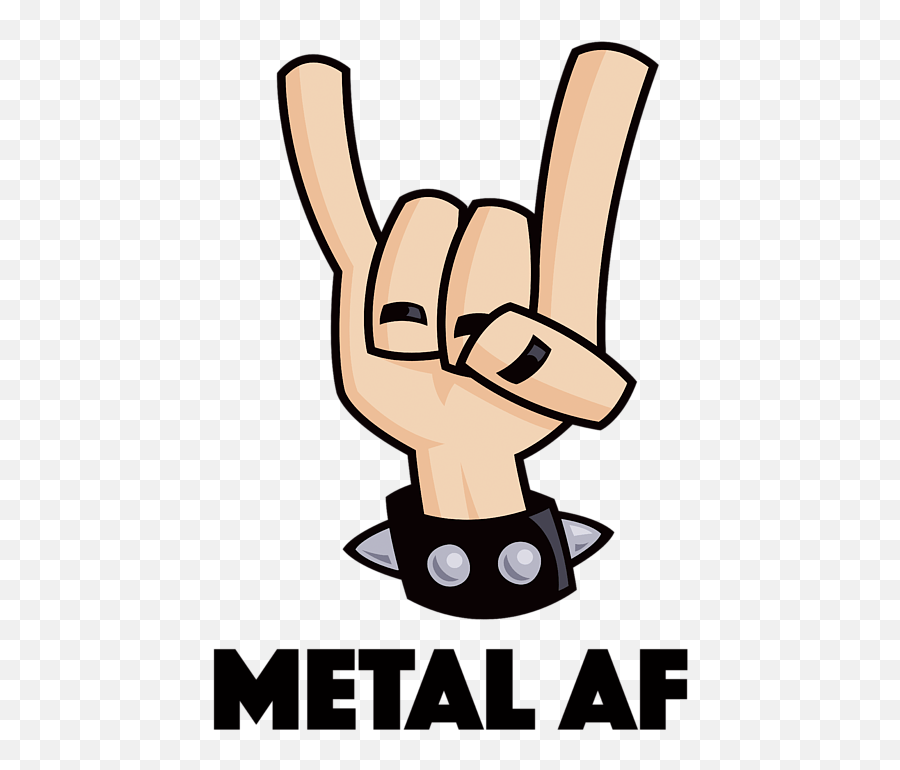 Metal Af Devil Horns Toddler T Metal Af Emoji,Rock N Roll Metal Horns