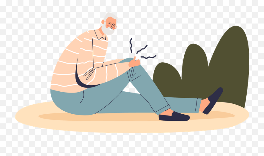 Knee Pain Icon Download In Glyph Style Emoji,On Knees Emoji Free