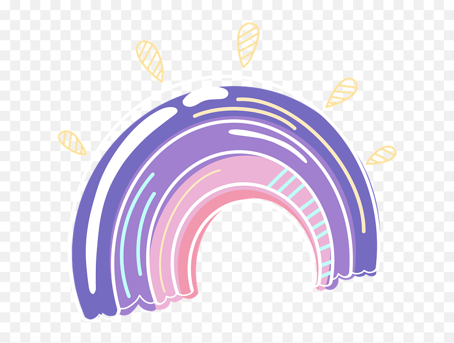 Pastel Drawing Rainbow Colorful Color Gradient Emoji,Drawimg Emotions