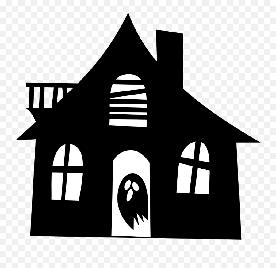 Haunted House Silhouette Png Haunted Simple Haunted House Silhouette