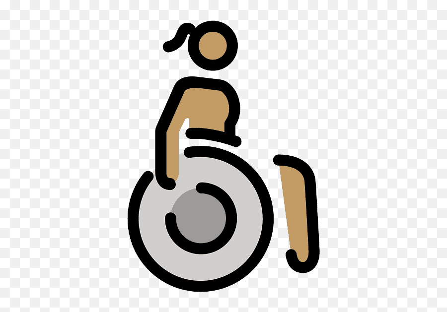 Manual Wheelchair Emoji Clipart Wheelchair,Woman Symbol Emoji Free