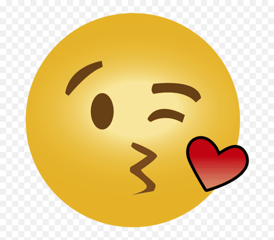 Cute Kissing Emoji Emoticon Transparent Kissing Emoji Png,Kiss Emoji
