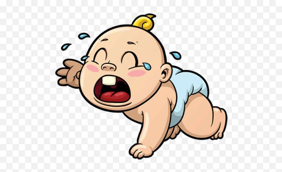 Crying Clipart Baby Cry Cartoon Baby Crying Emoji,Baby Crawling Emoji