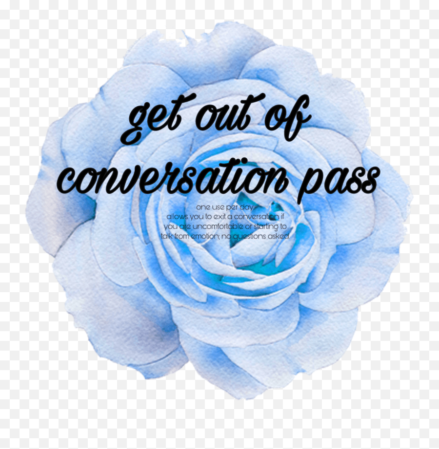 Groupchat Rose Sticker Girly Emoji,Blue Emotion Rose Free Emoji PNG